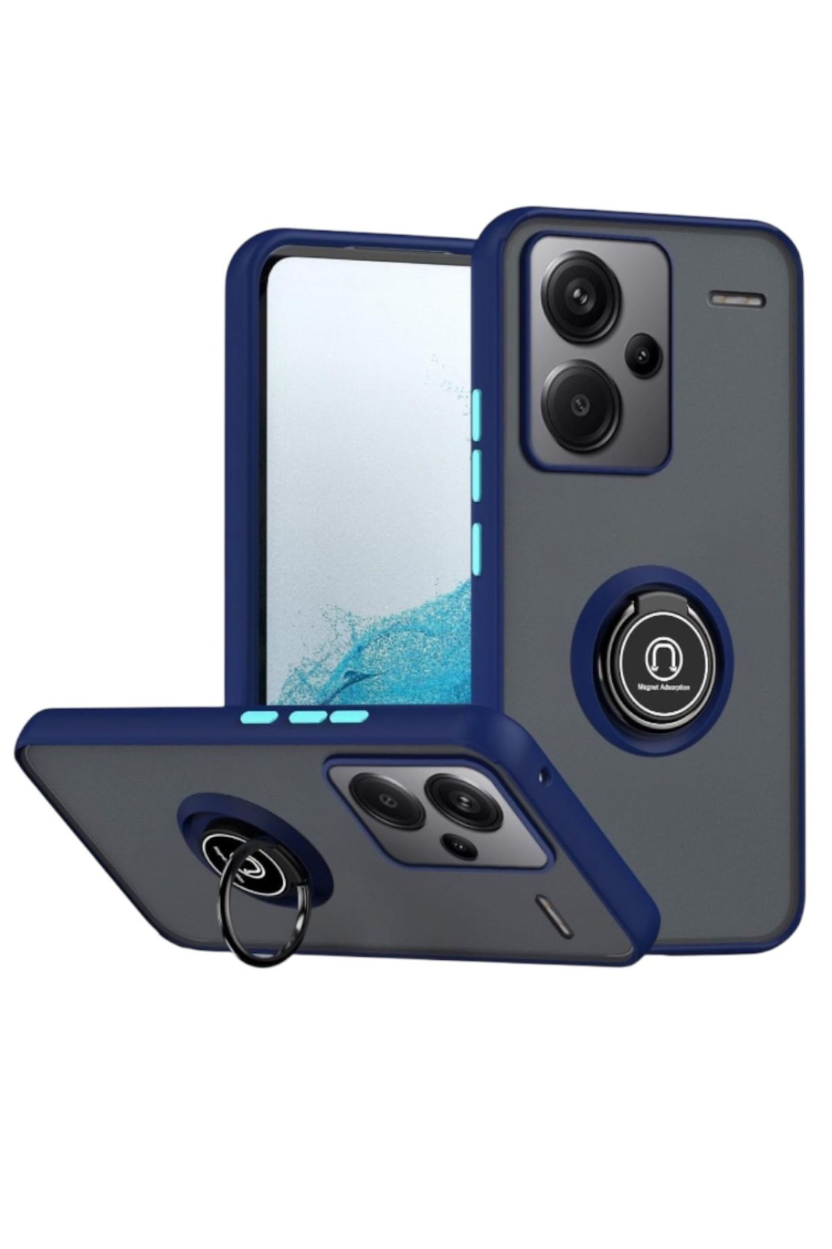 KILIF HOUSE Xiaomi Redmi Note 13 Pro Plus Uyumlu Parmak İzi Tutmayan Standlı Ultra Dayanıklı Koruyucu Kılıf