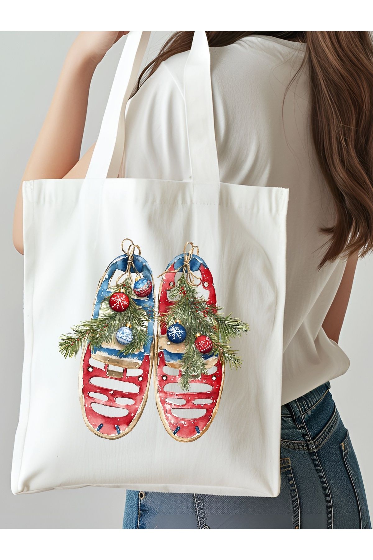 NKTCOLLECTİON Omuz Çantası, Plaj Çantası, Tote bag, Kadın Çanta, Bez Çanta, Çanta