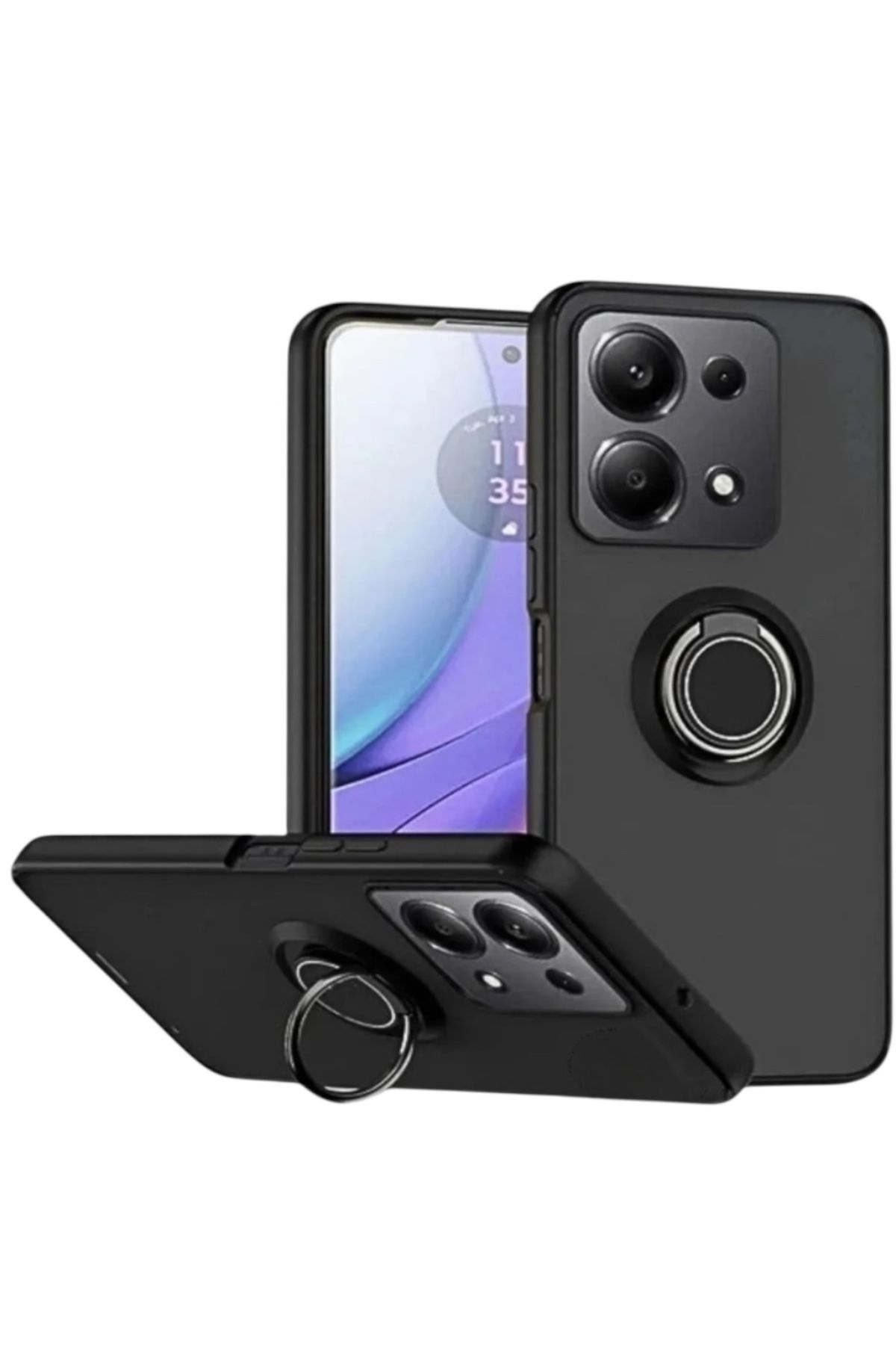 KILIF HOUSE Xiaomi Redmi Note 13 Pro 5G Uyumlu Parmak İzi Tutmayan Standlı Ultra Dayanıklı Koruyucu Kılıf