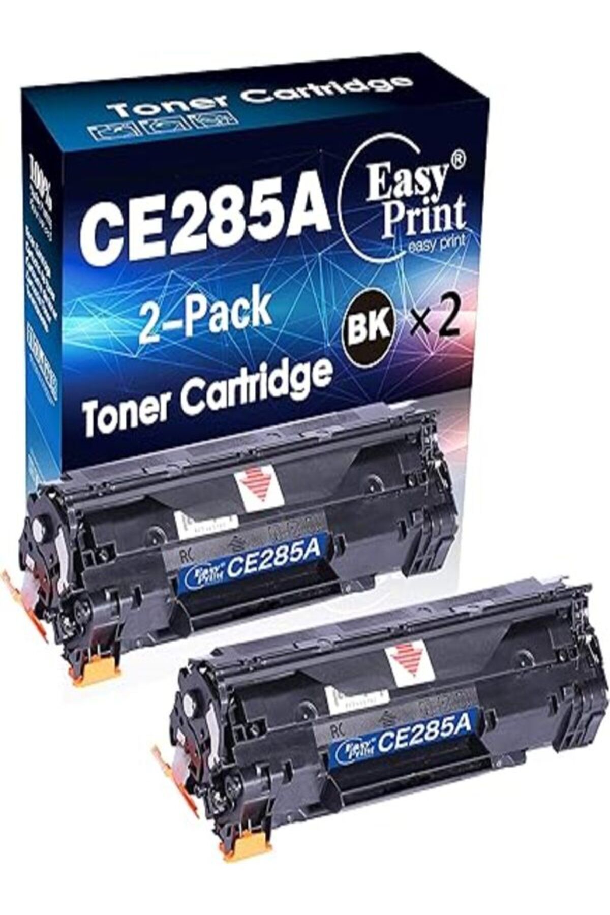 HP 85A CE285A for P1102w P1102 P1109W M1217nfw M1212 M1212nf M1217 Pro Printer, Black, 2 Pack