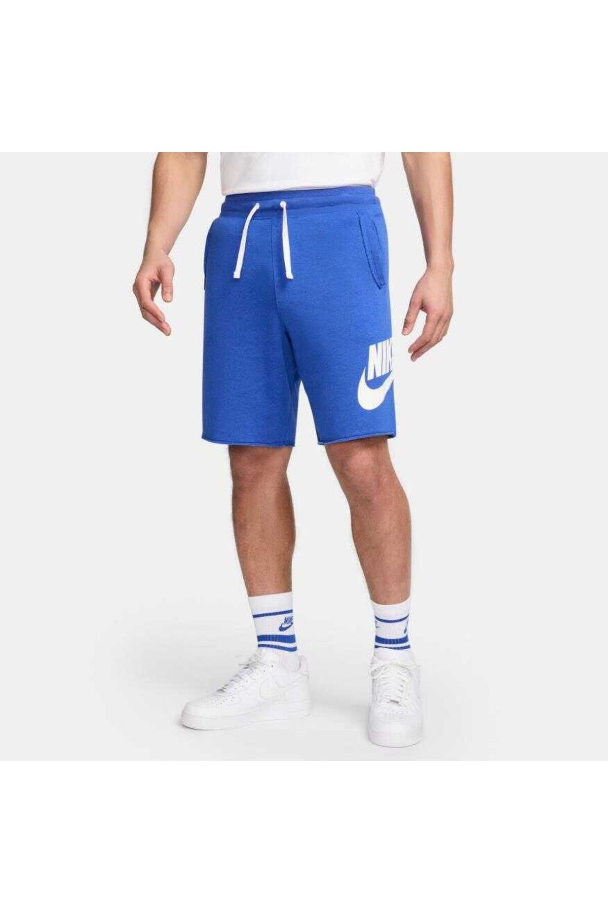 Nike Club Erkek Mavi Günlük Stil Şort Pamuk DX0502-480
