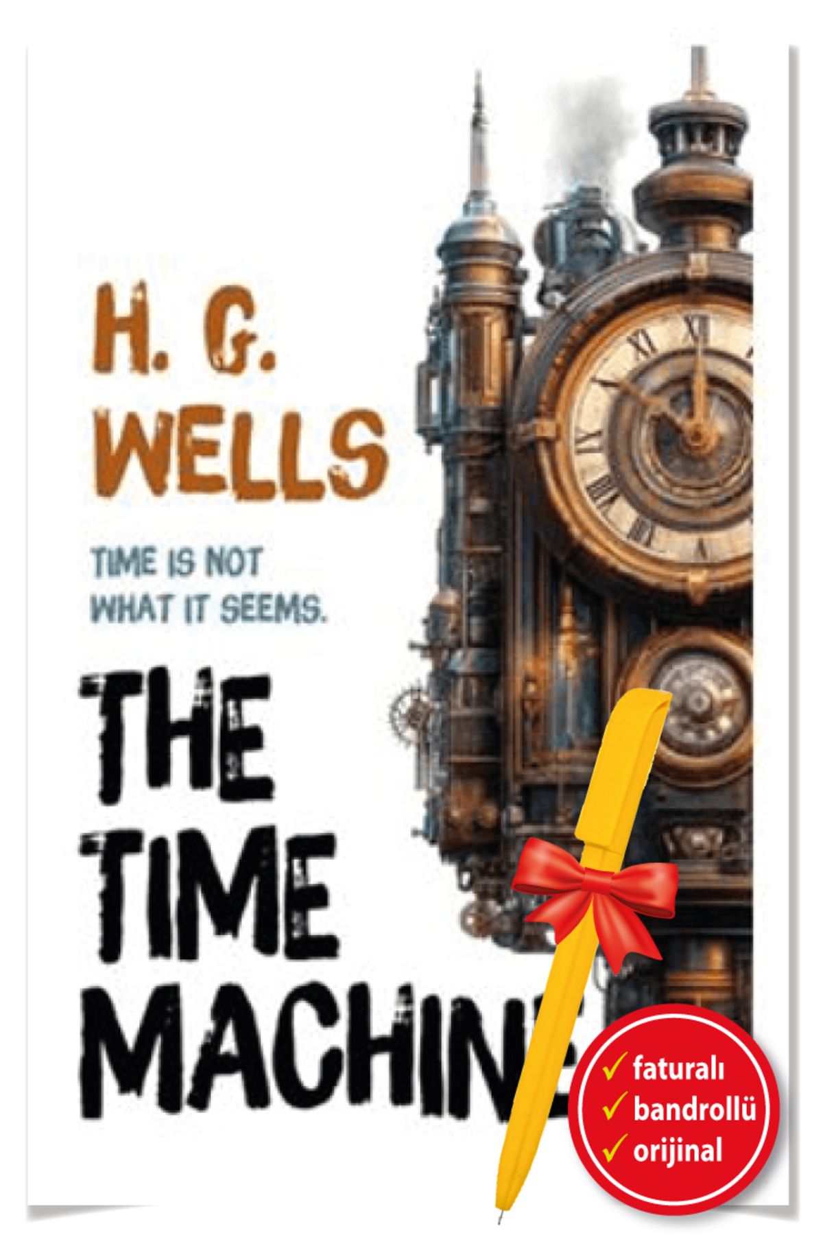 Destek Yayınları Alfa Kalem+ The Time Machine (H.G. Wells) - YENİ - (İngilizce)- Destek Kitap Edebiyat / Roman