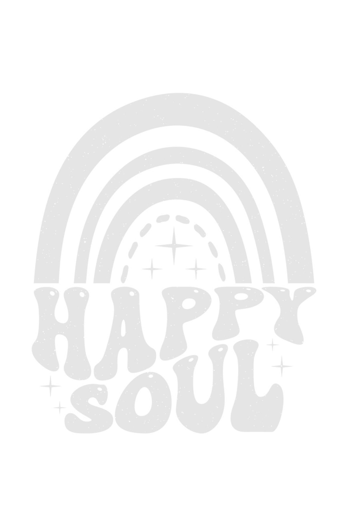 StoryGift Romania Sticker Autocolant 70cm Exterior Cu Niste Porti Si Cu Textul "happy Soul" - Suflet Fericit , V - One Size