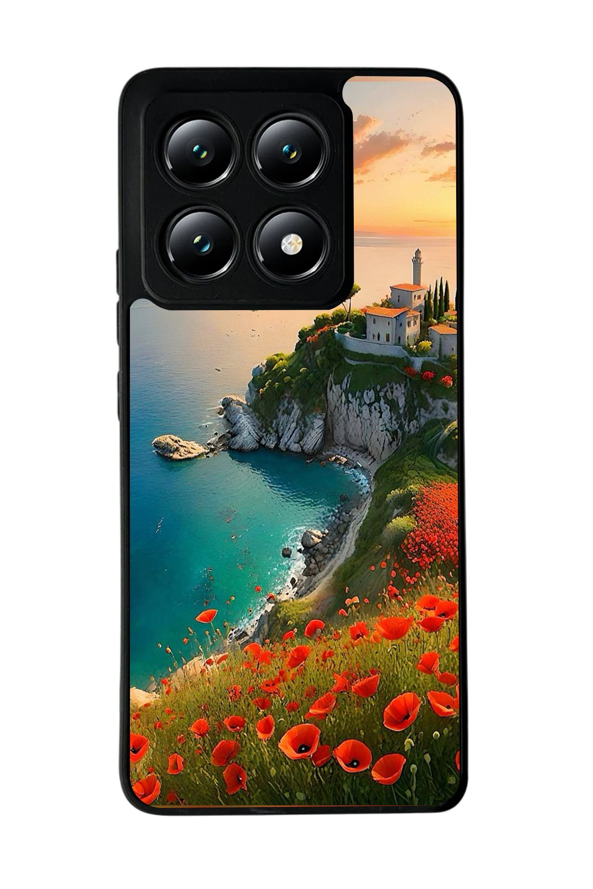 BGAKSESUAR Xiaomi Mi 14T Mat Uyumlu Siyah Kılıf – Yumuşak Silikon, Koruyucu, Şok Emici Kapak