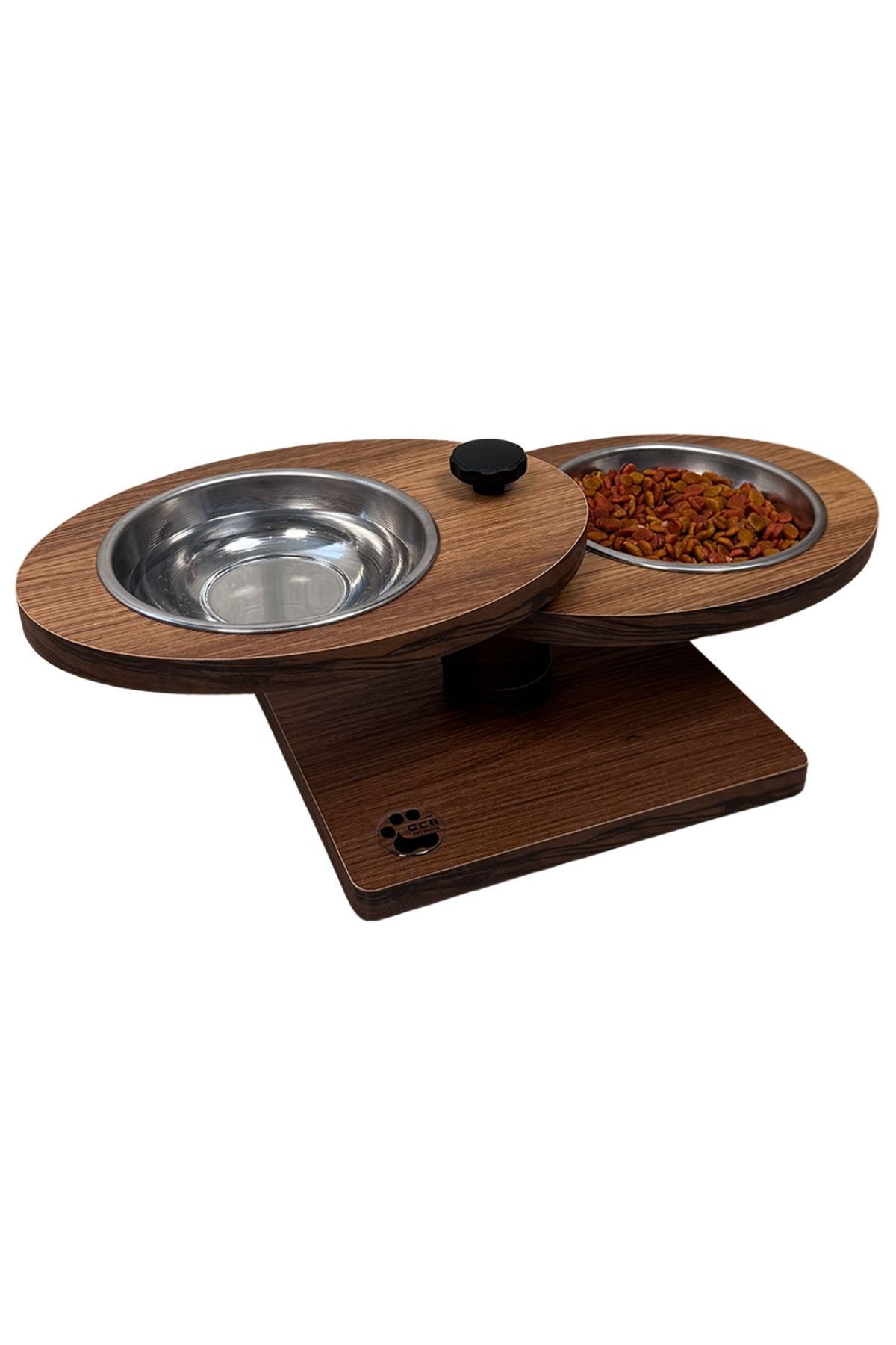 GCR Pet Store Yükseltilmiş Ergonomik Ayarlanabilir Kedi Orta Boyut Irk Köpek ve Yavru Köpek Için Mama Standı