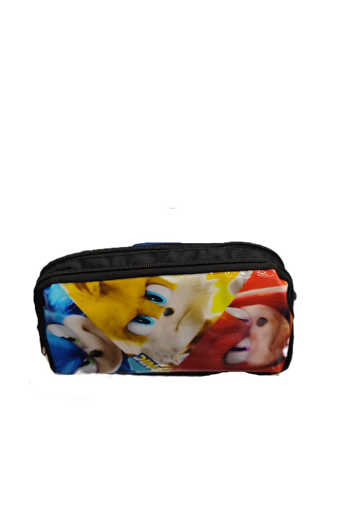 ada çanta kırtasiye Çocuk kalem kutusu iki bölümlü sonic figürlü (AD42991)