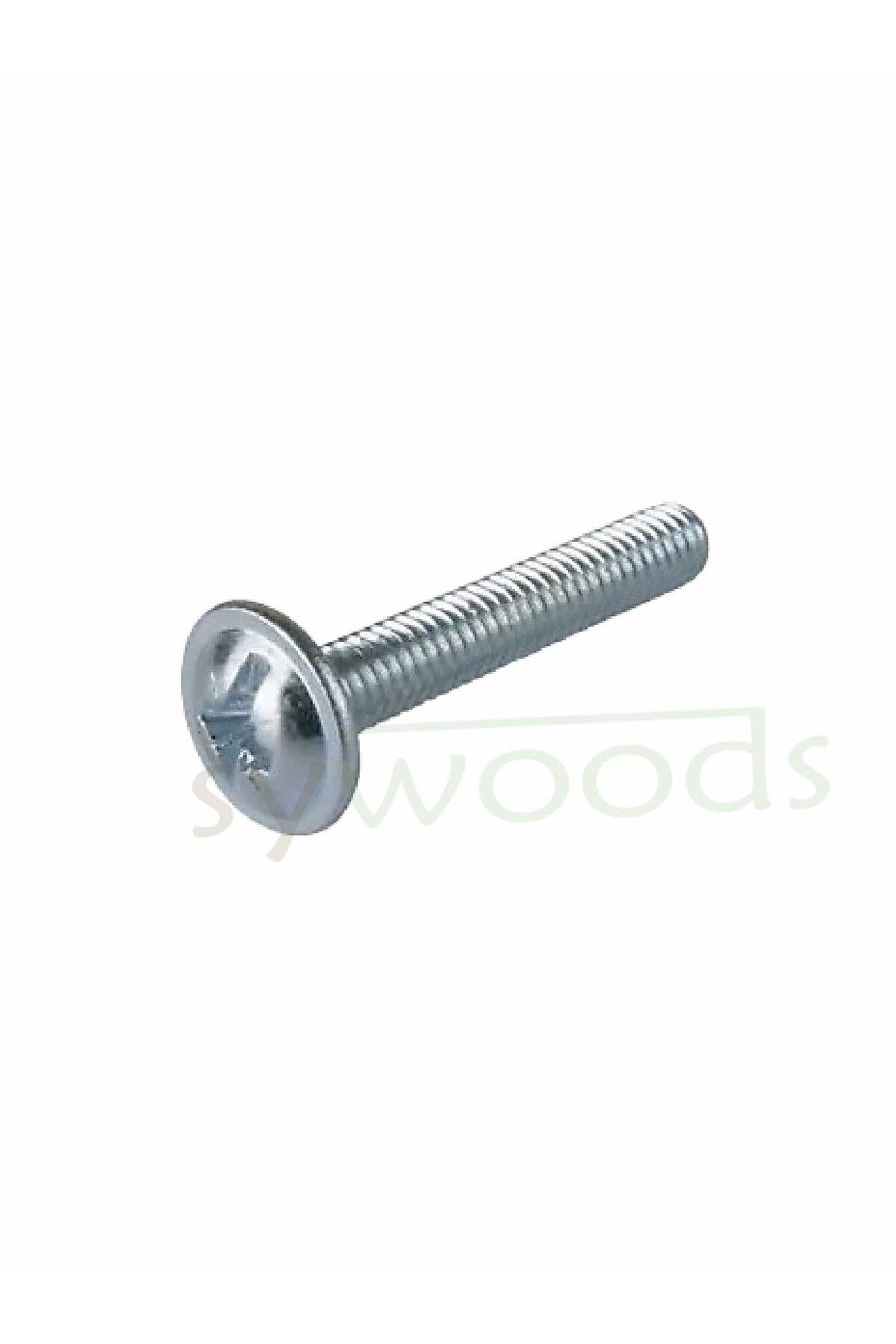 sywoods Kulp vidası M4 4X22 mm 25 adet portmanto çekmece mobilya kulp vidası