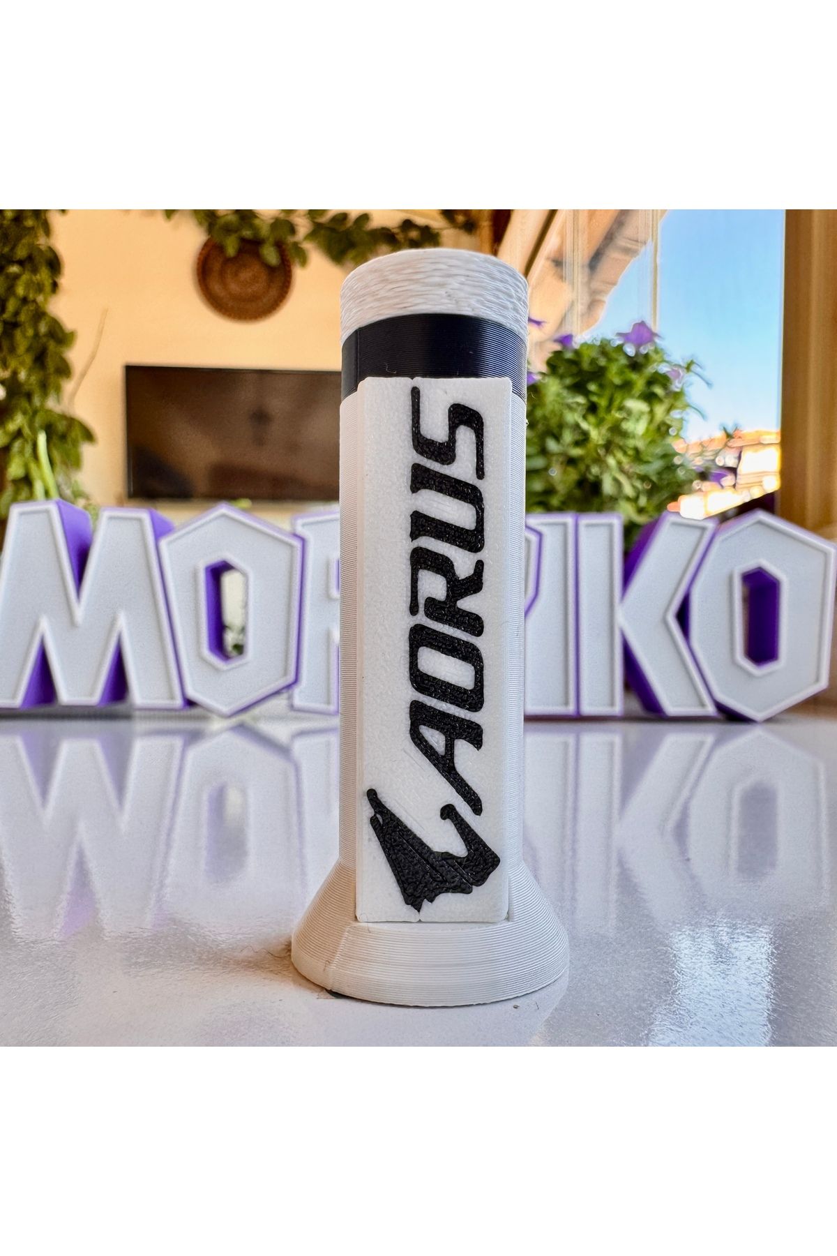 Morpiko Aorus Tasarım Yükseklik Ayarlı Ekran Kartı Destek Aparatı,ekran Kartı Tutucu Aorus Beyaz