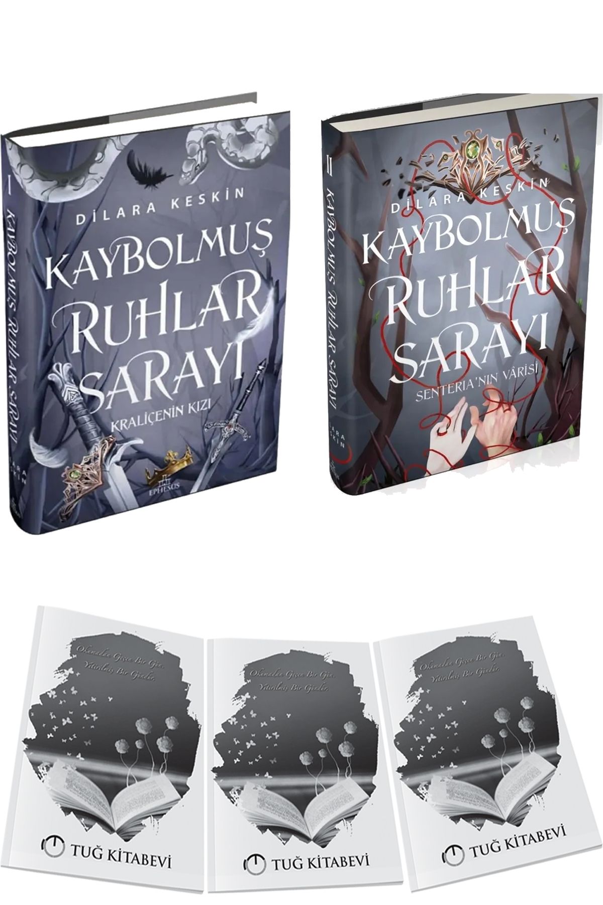 İndigo Kitap Kaybolmuş Ruhlar Sarayı 1 Kaybolmuş Ruhlar Sarayı 2 Ciltli Set Dilara Keskin + Hediyeli