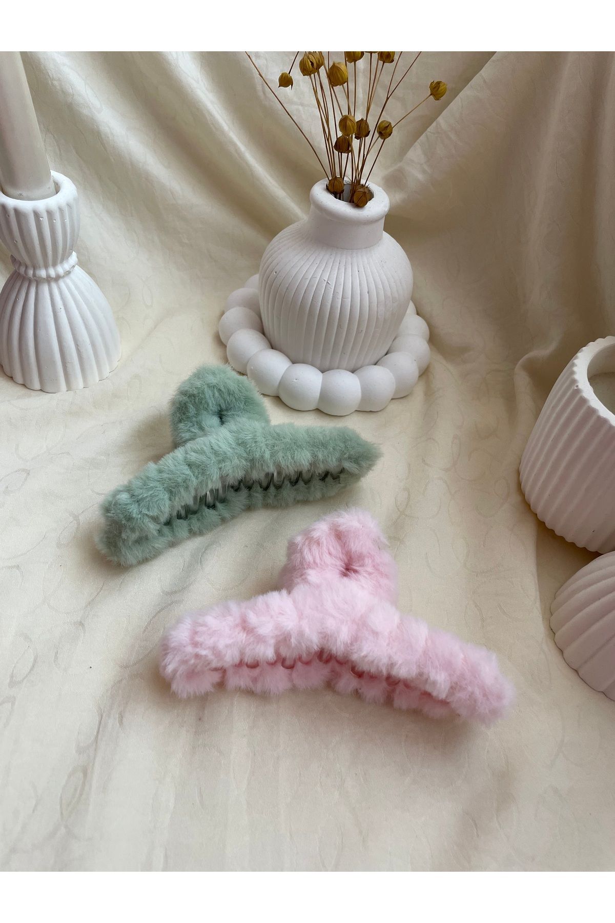 fezzstore Koleksiyonunda En Tatlı Detay: Peluş Tokalar! 2 li Adet