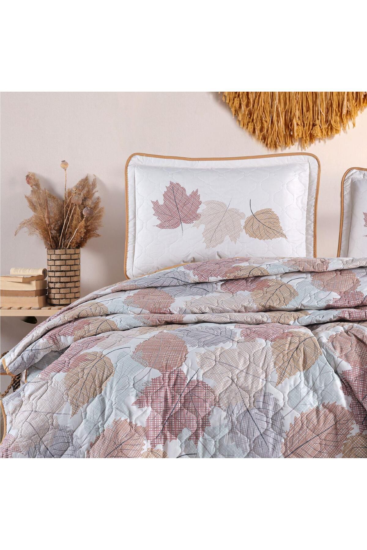 ROYAM-Clasy 100% Cotton Double Bedspread Set Samba V1 Ginger 3