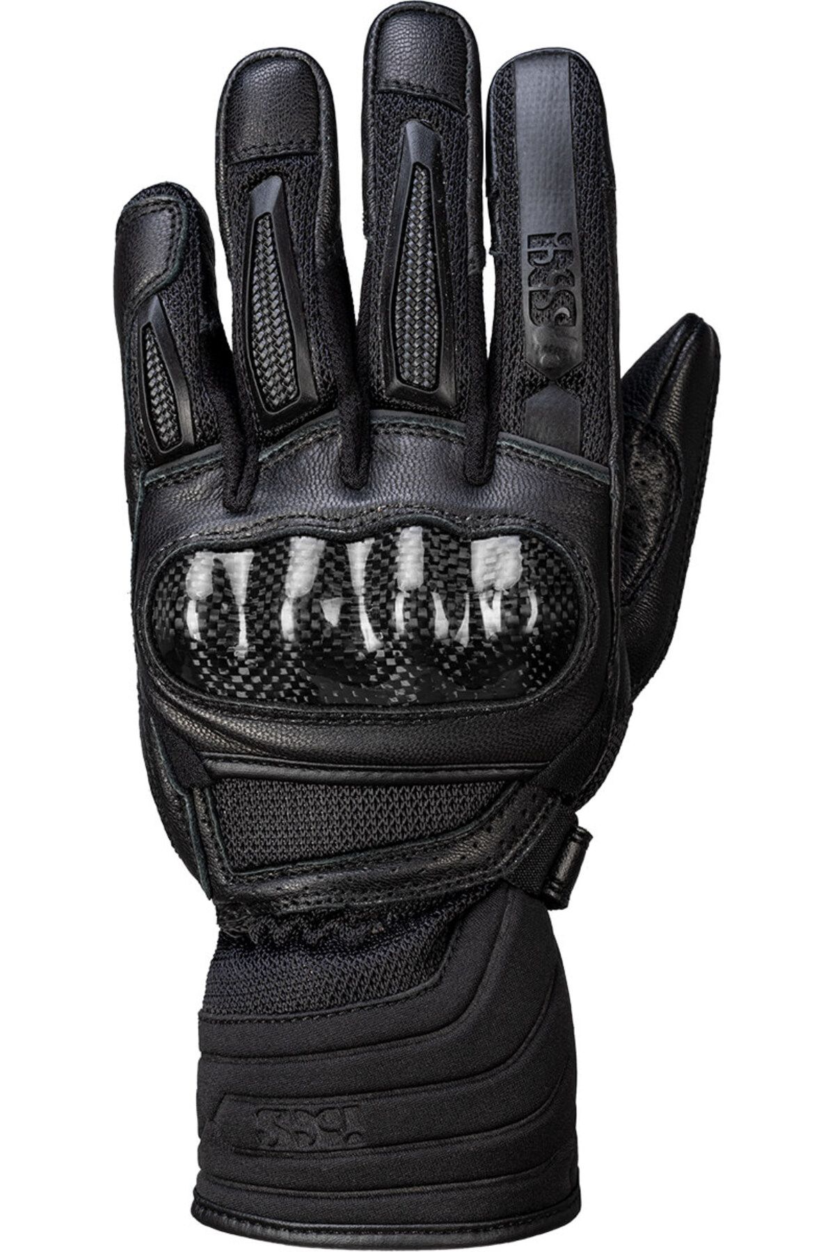 IXS Carbon Mesh 4.0 Sport GLove - Black Motosiklet Eldiven