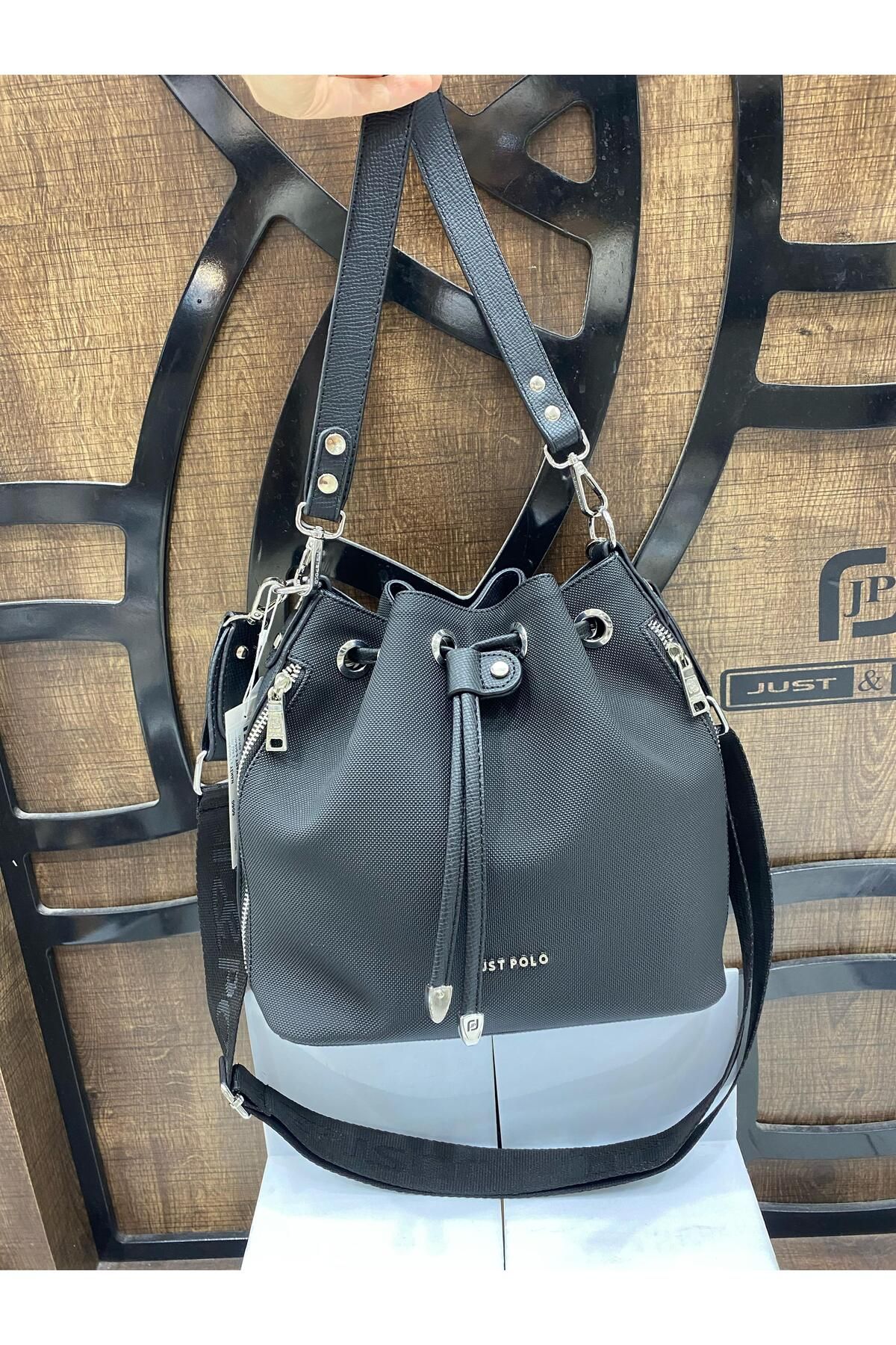 H&D COLLECTİON Çift Askılı Boğmalı Model Çapraz Ve Omuz Çantası Çok Kullanışlı 6060