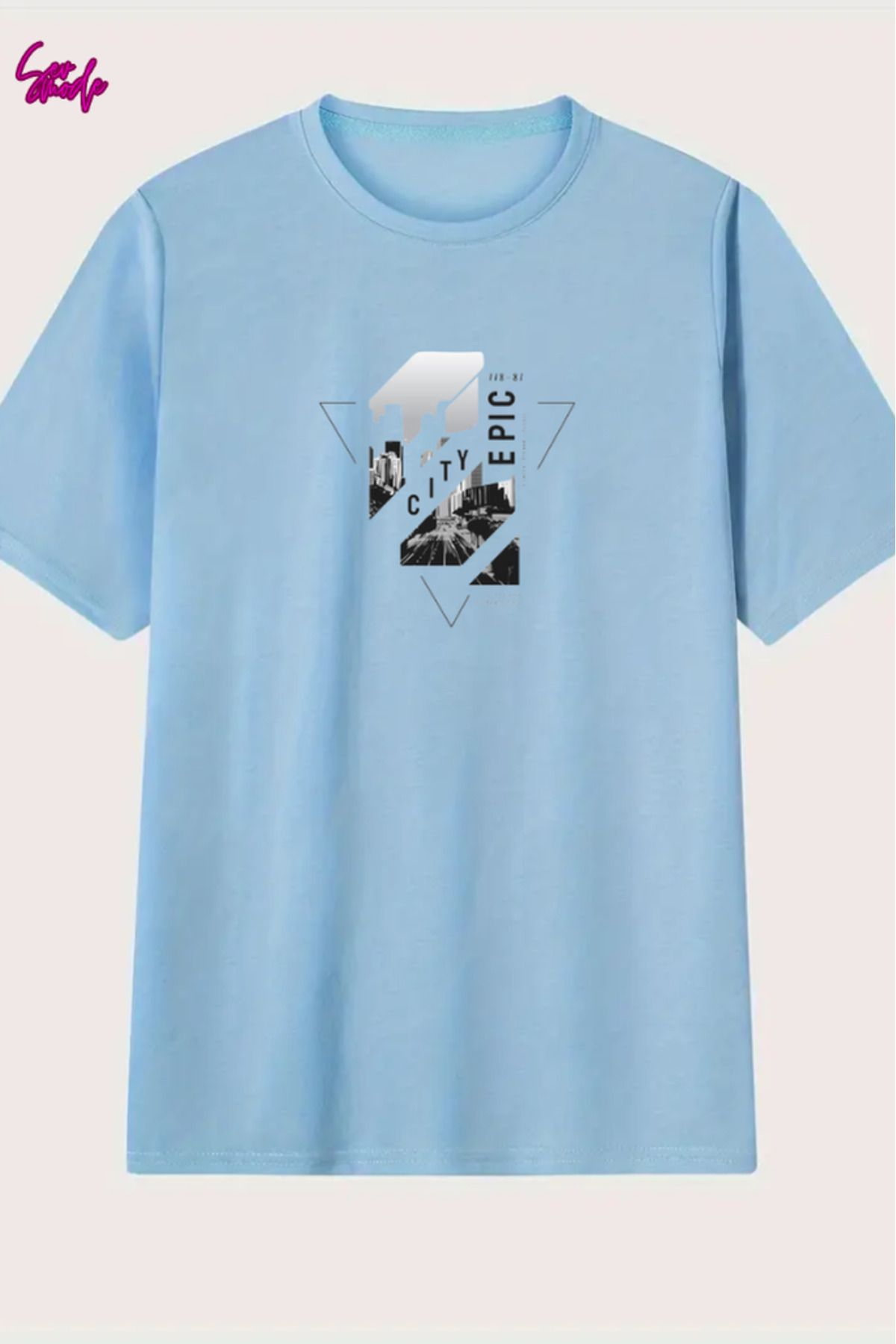 SevMode Unisex Baskılı T-shirt