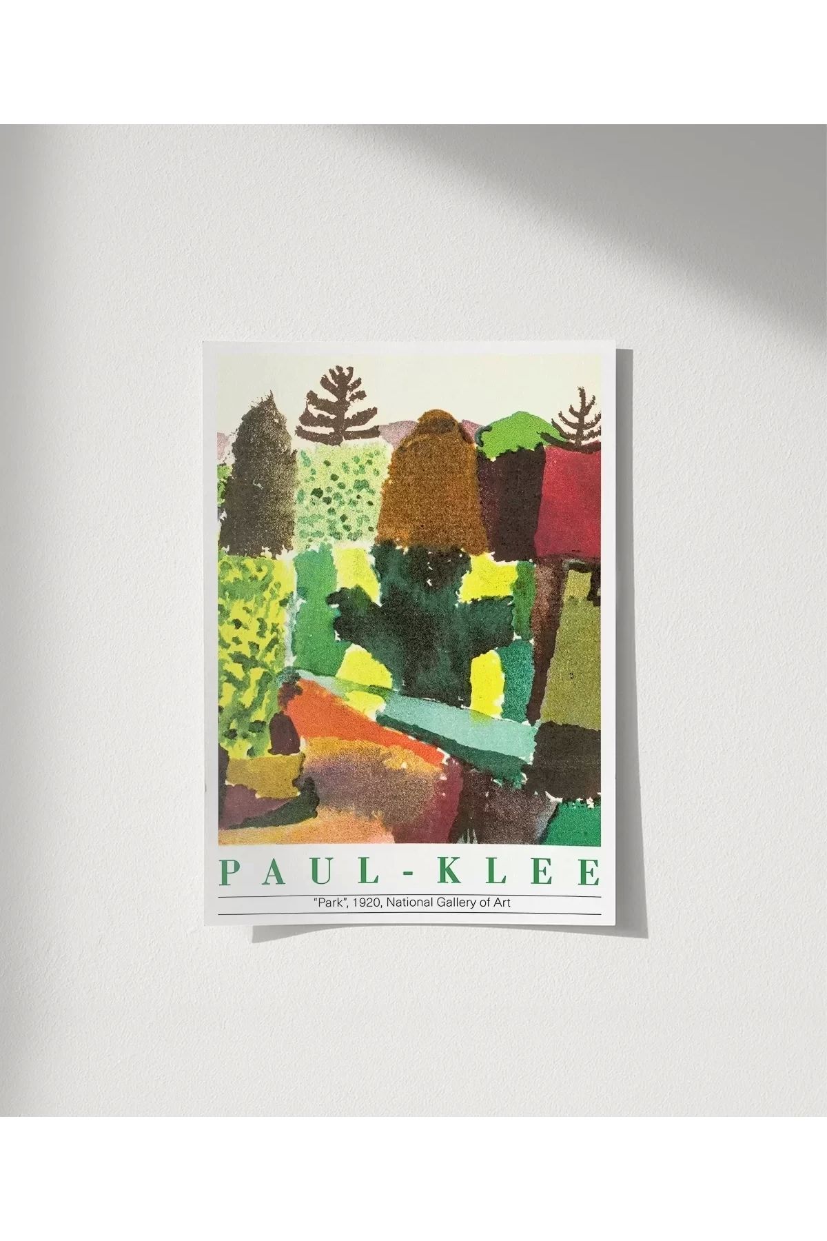 VOGLOO Çerçevesiz Poster Paul Klee Park