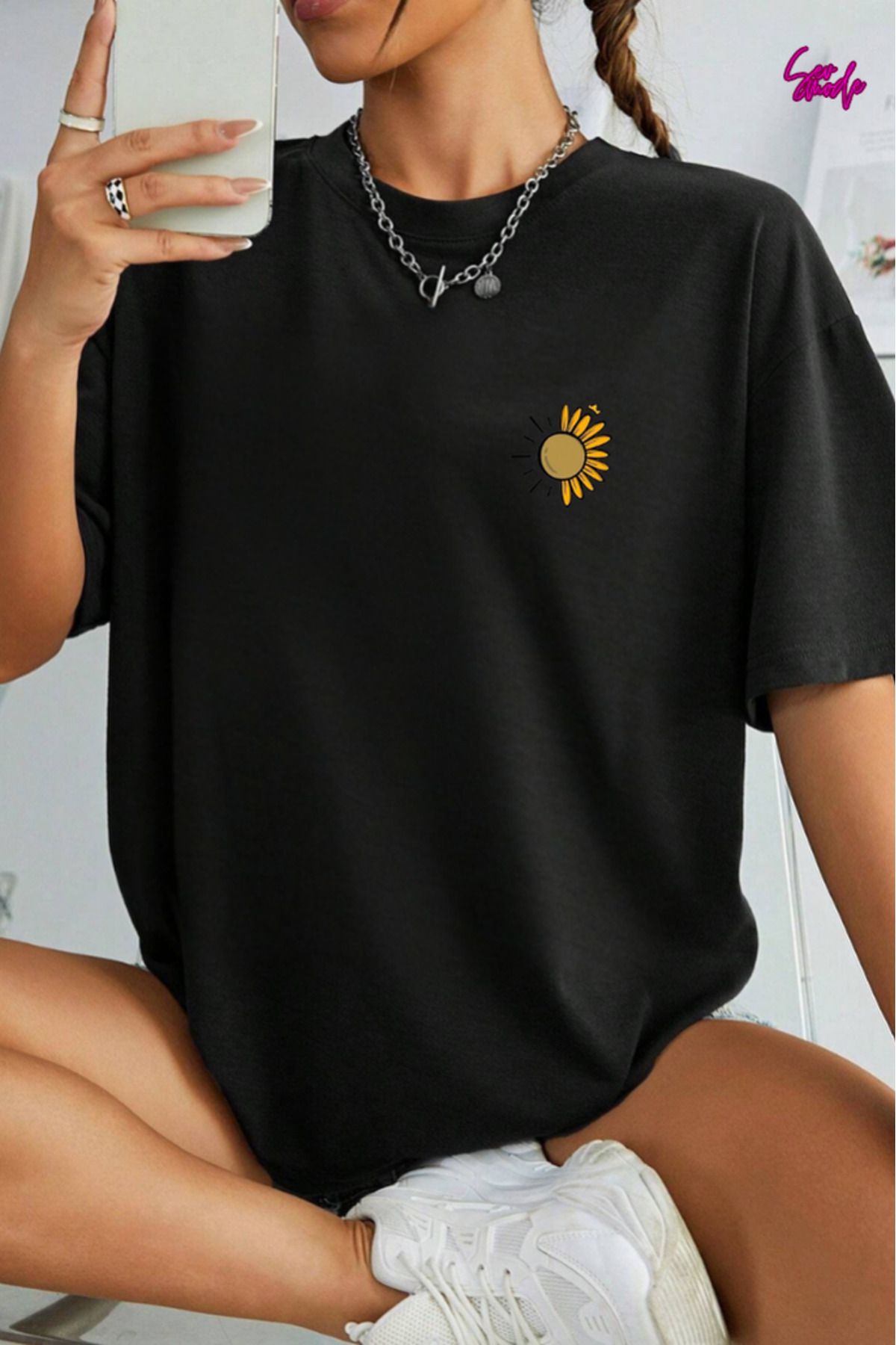 SevMode Unisex Baskılı T-shirt