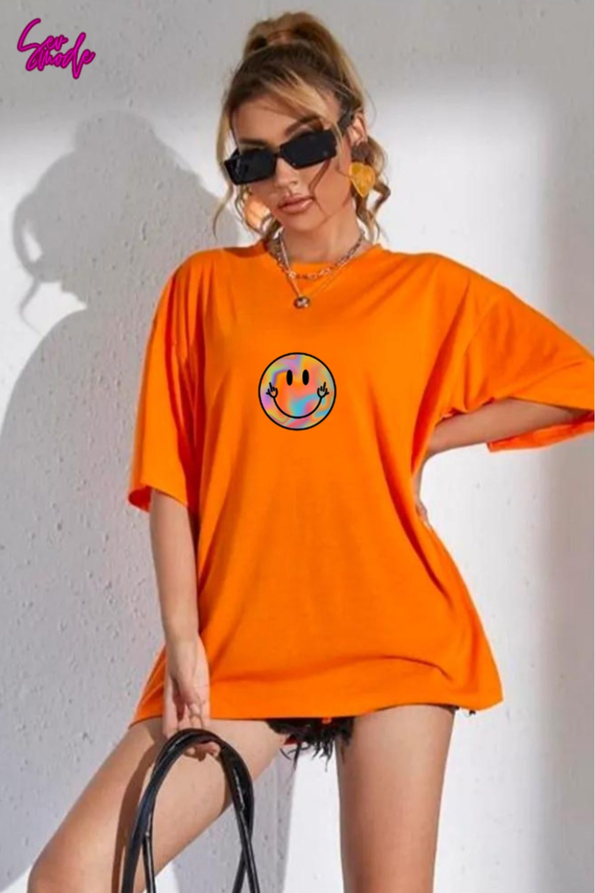 SevMode Unisex Baskılı T-shirt