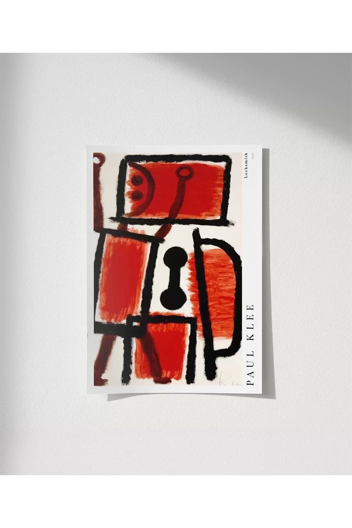 VOGLOO Çerçevesiz Poster Paul Klee Çilingir