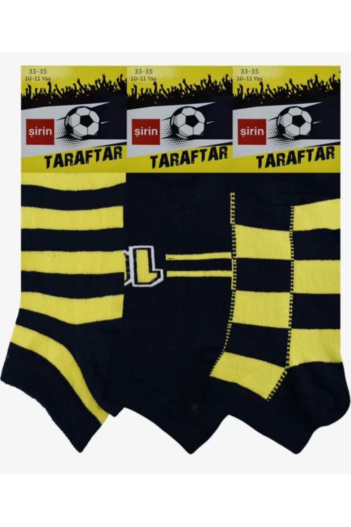 Şirin Şirin taraftar sarı lacivert çocuk pratik 6’lı