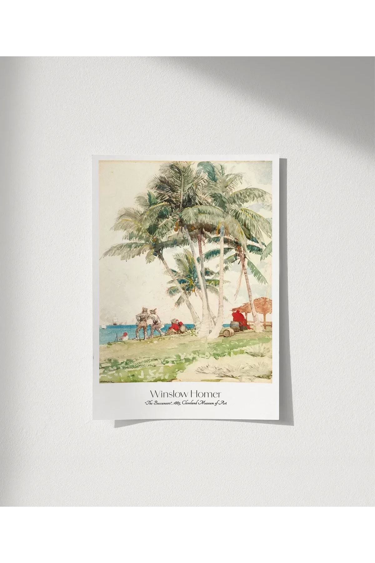 VOGLOO Çerçevesiz Poster Winslow Homer Korsanlar