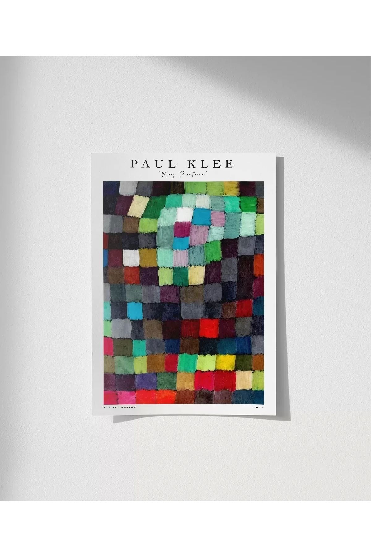 VOGLOO Çerçevesiz Poster Paul Klee Mayıs Resmi 2