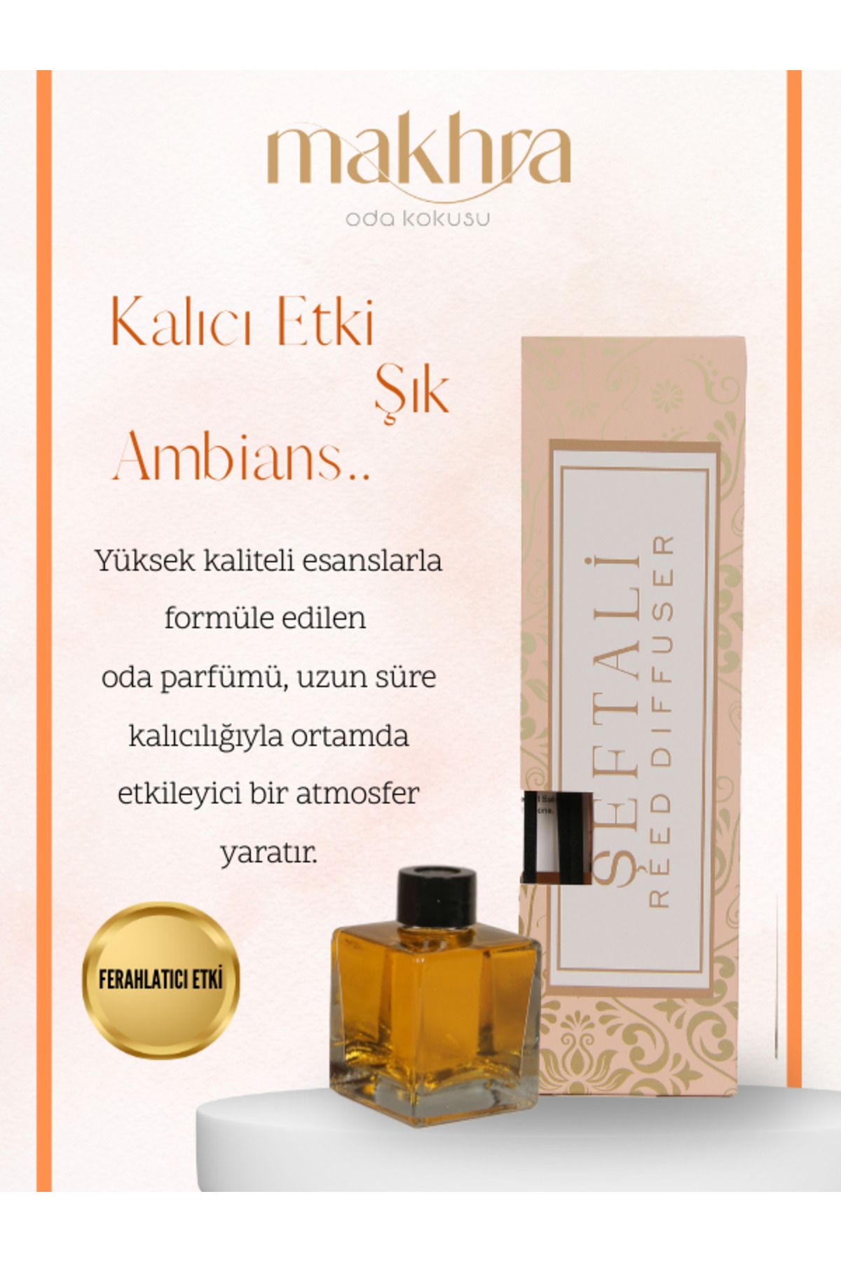 Makhra Şeftali Bambu Oda Kokusu