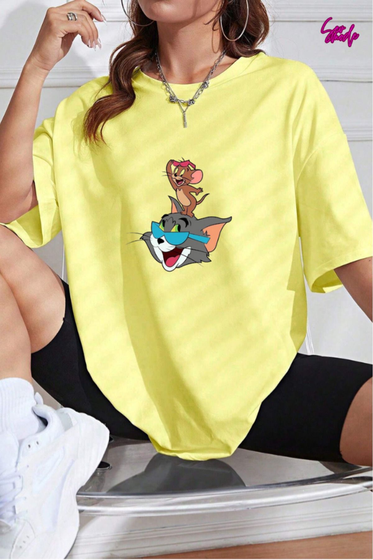 SevMode Unisex Baskılı T-shirt