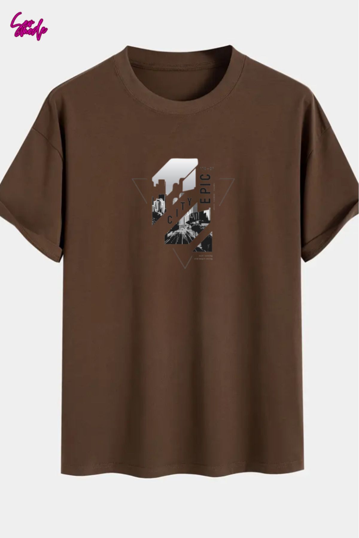 SevMode Unisex Baskılı T-shirt