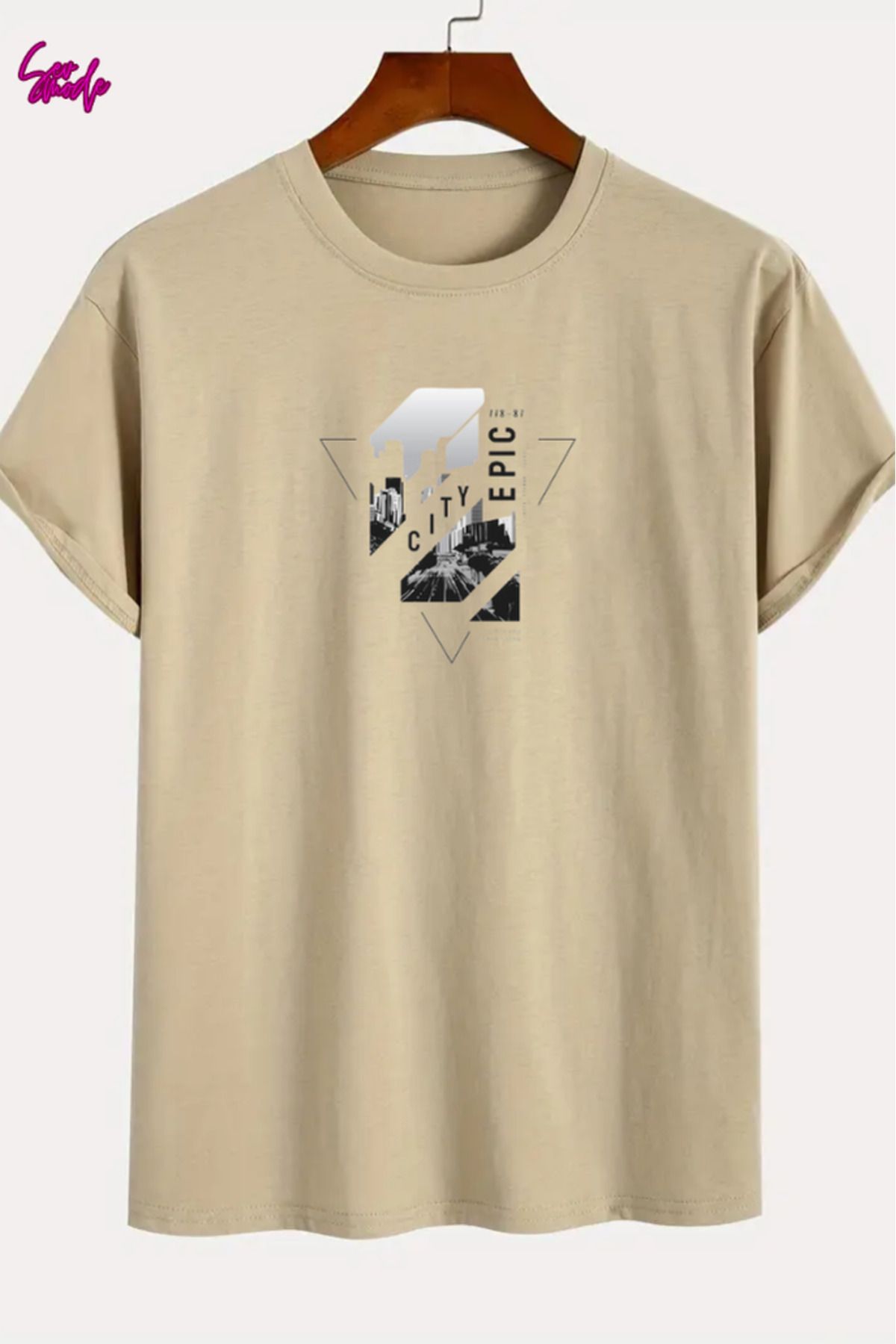 SevMode Unisex Baskılı T-shirt