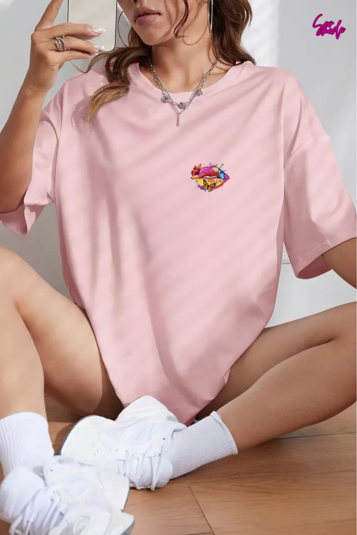 SevMode Unisex Baskılı T-shirt