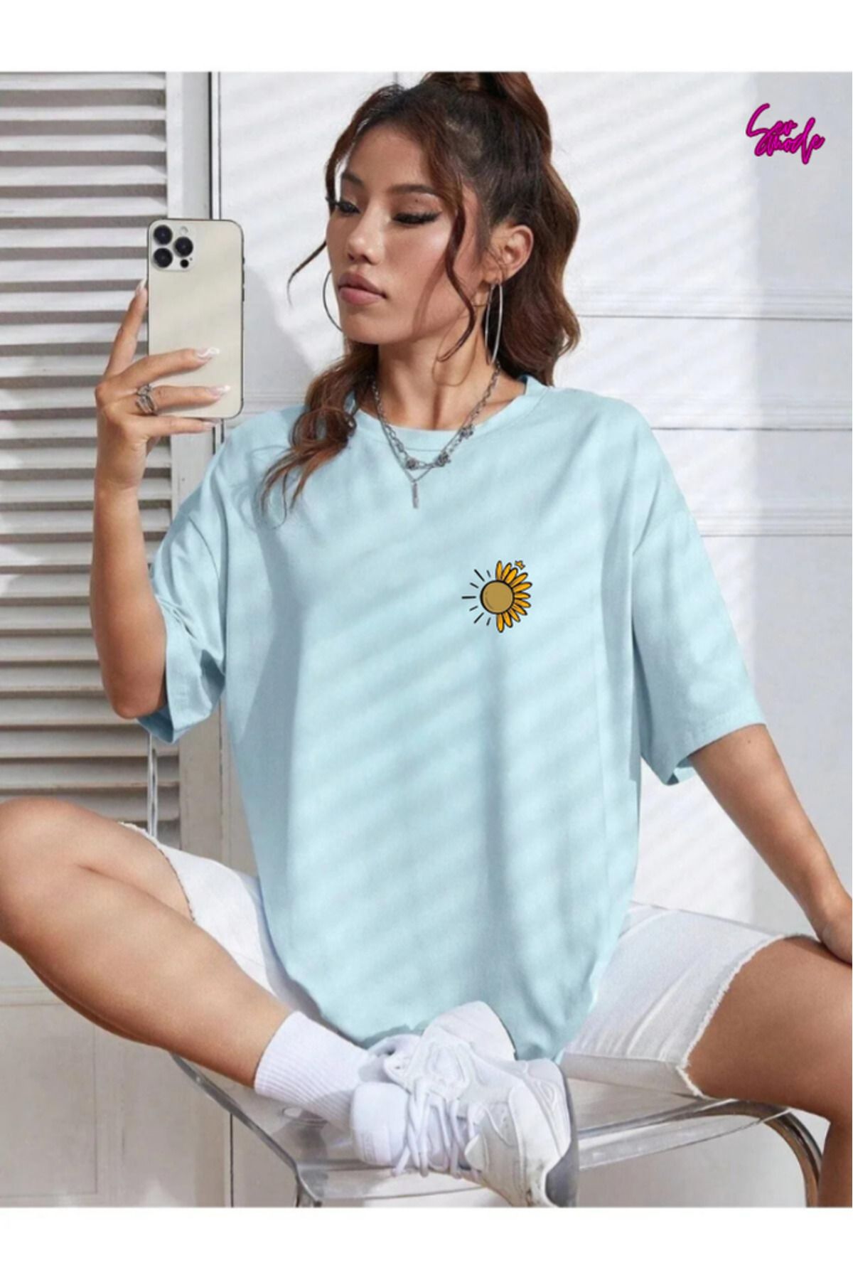 SevMode Unisex Baskılı T-shirt