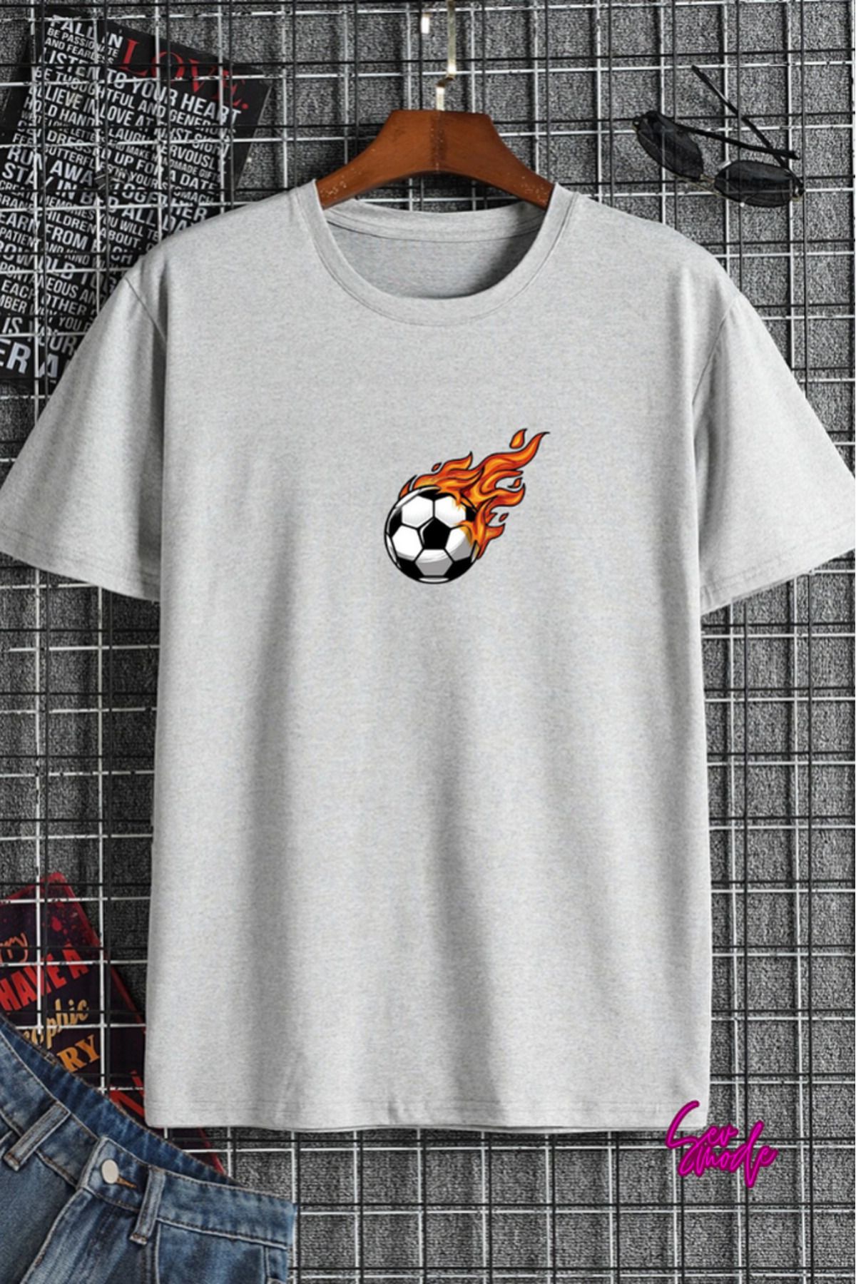 SevMode Unisex Baskılı T-shirt