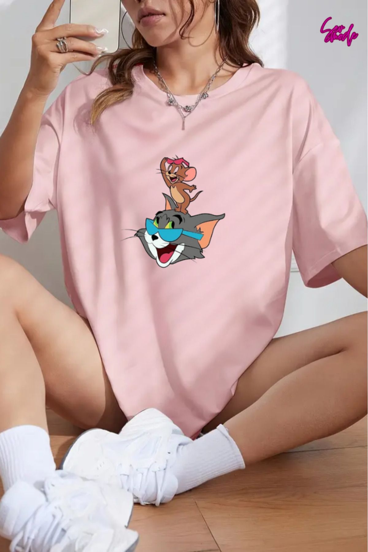 SevMode Unisex Baskılı T-shirt