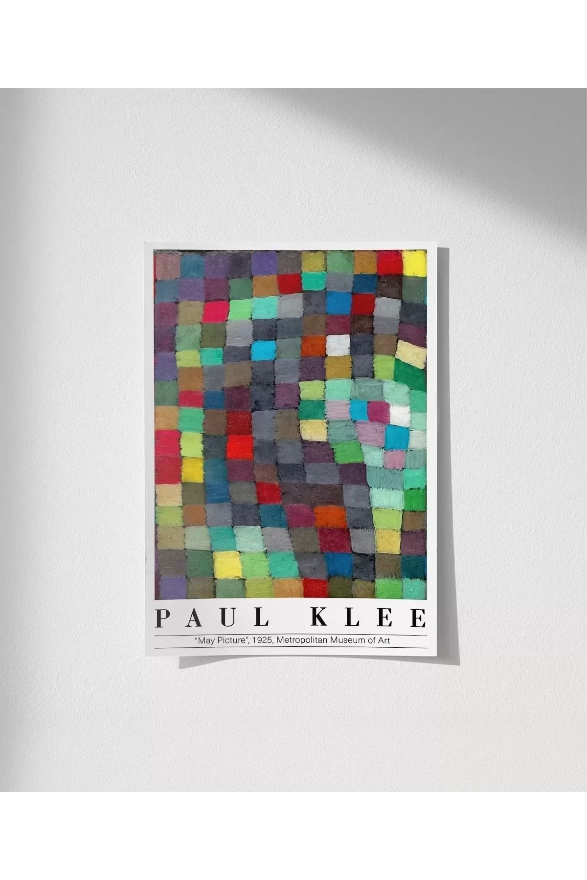 VOGLOO Çerçevesiz Poster Paul Klee Mayıs Resmi