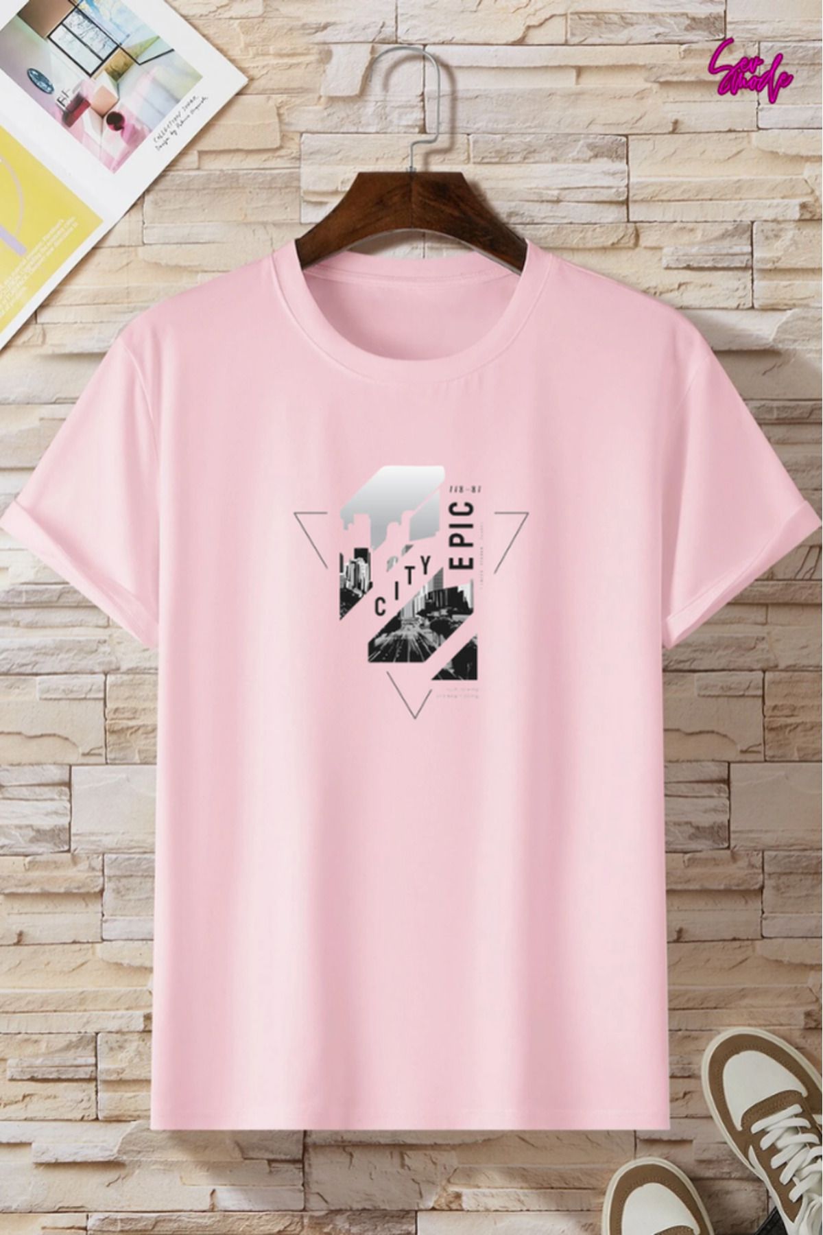 SevMode Unisex Baskılı T-shirt