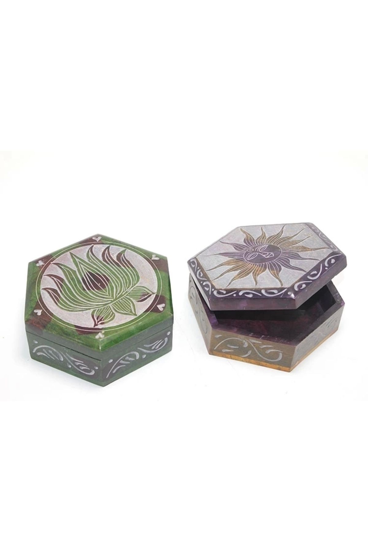 PRATİKOBA Obsidian Taşı Kutu Ksk2238