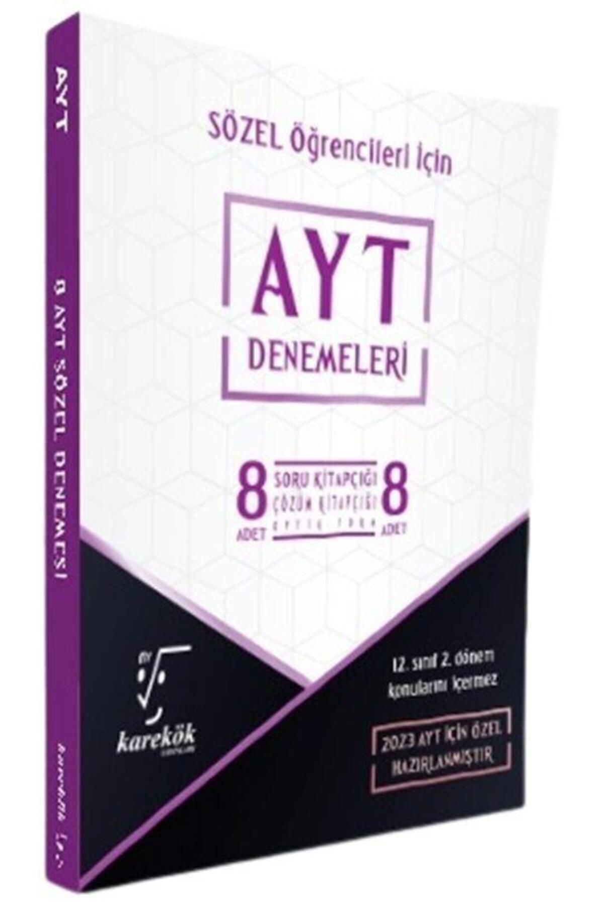 Ankara Kitap Merkezi Karekök Yayınları AYT Sözel Özel 8 li Paket Deneme