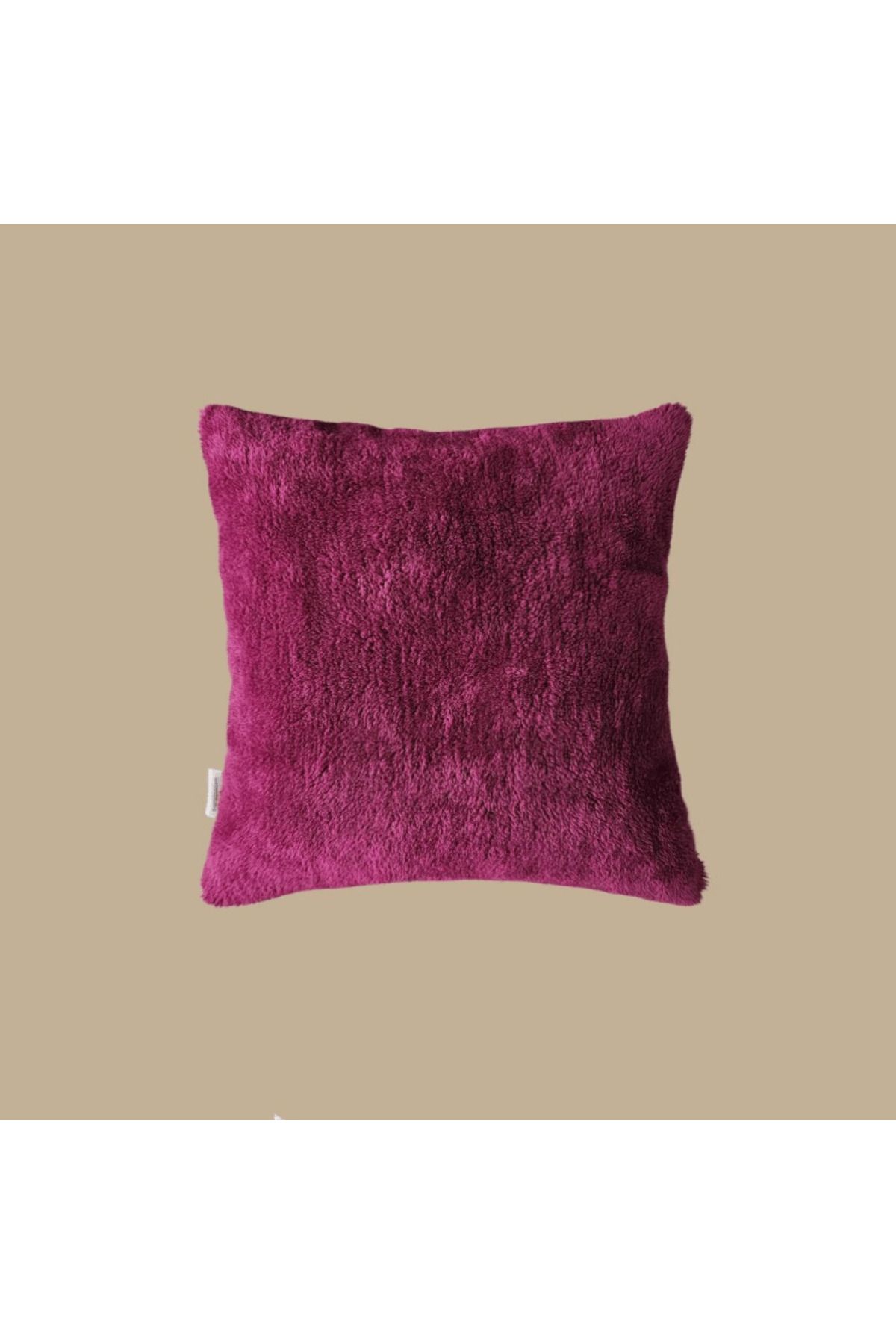 Comfy Sloth Bordo Teddy Kırlent Kılıfı - TEDORA