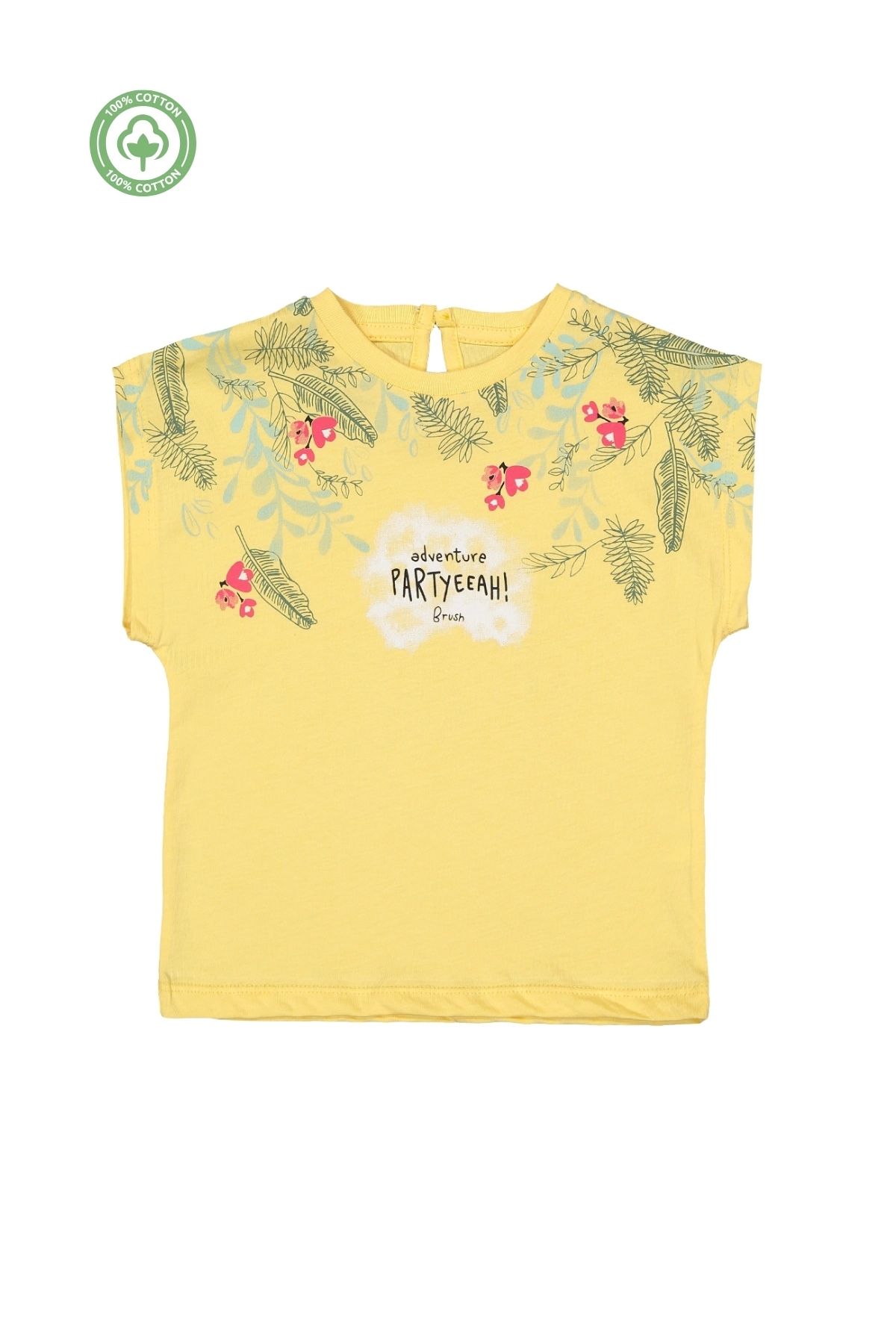 Divonette Kız Çocuk Desenli T-shirt -Çocuk Giyim