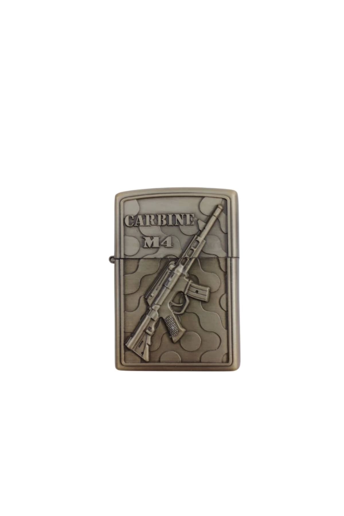 İZMİR ASKERİ MALZEME Sari renkli Carbine M4 Makineli  kabartmali Cakmak