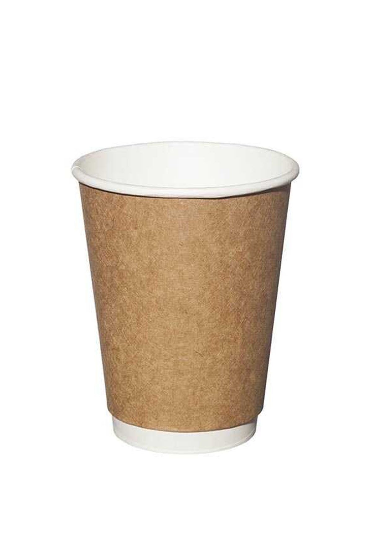 Arnes Ekonomik 14 oz Kraft Double Wall Bardak - 50 adet