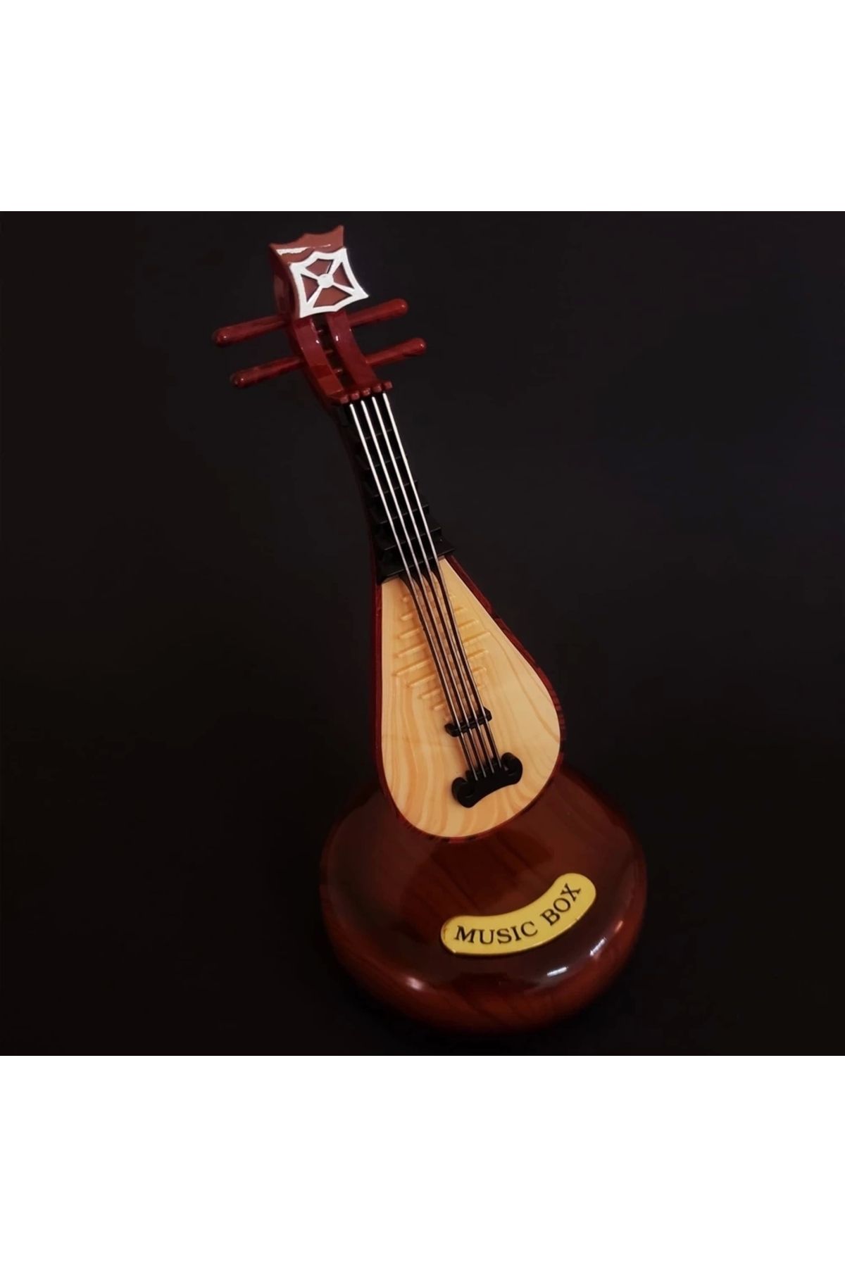 PRATİKOBA Saz Tasarımlı Dekoratif Müzik Kutusu