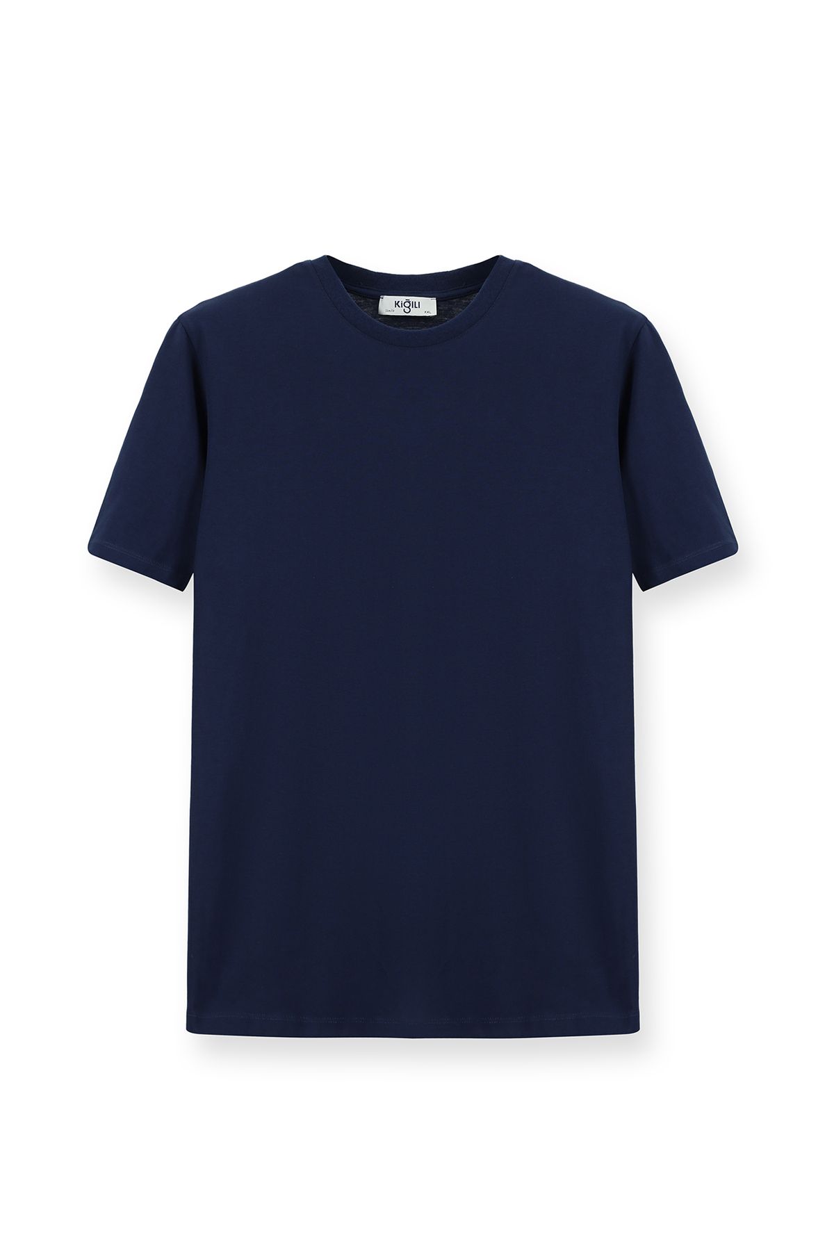 Kiğılı-Single Jersey Cotton Slim Fit Crew Neck T-Shirt 7