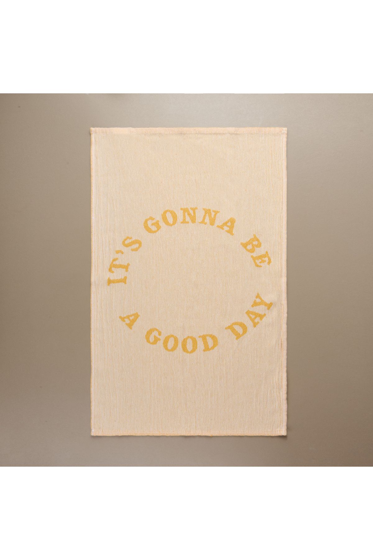 Evidea Soft Good Day Kurulama Bezi - Sarı - 40x60 cm