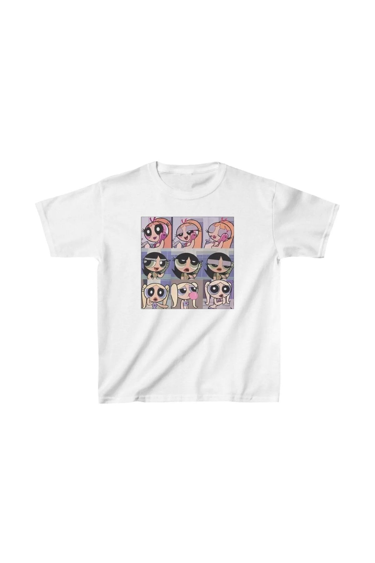 luz&pos Çocuk Unisex Baskılı T-Shirt - Beyaz