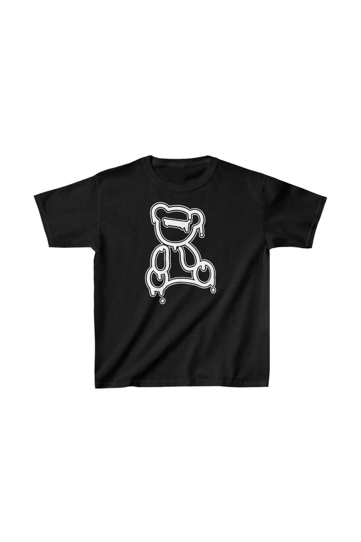 luz&pos Çocuk Unisex Baskılı T-Shirt - Siyah