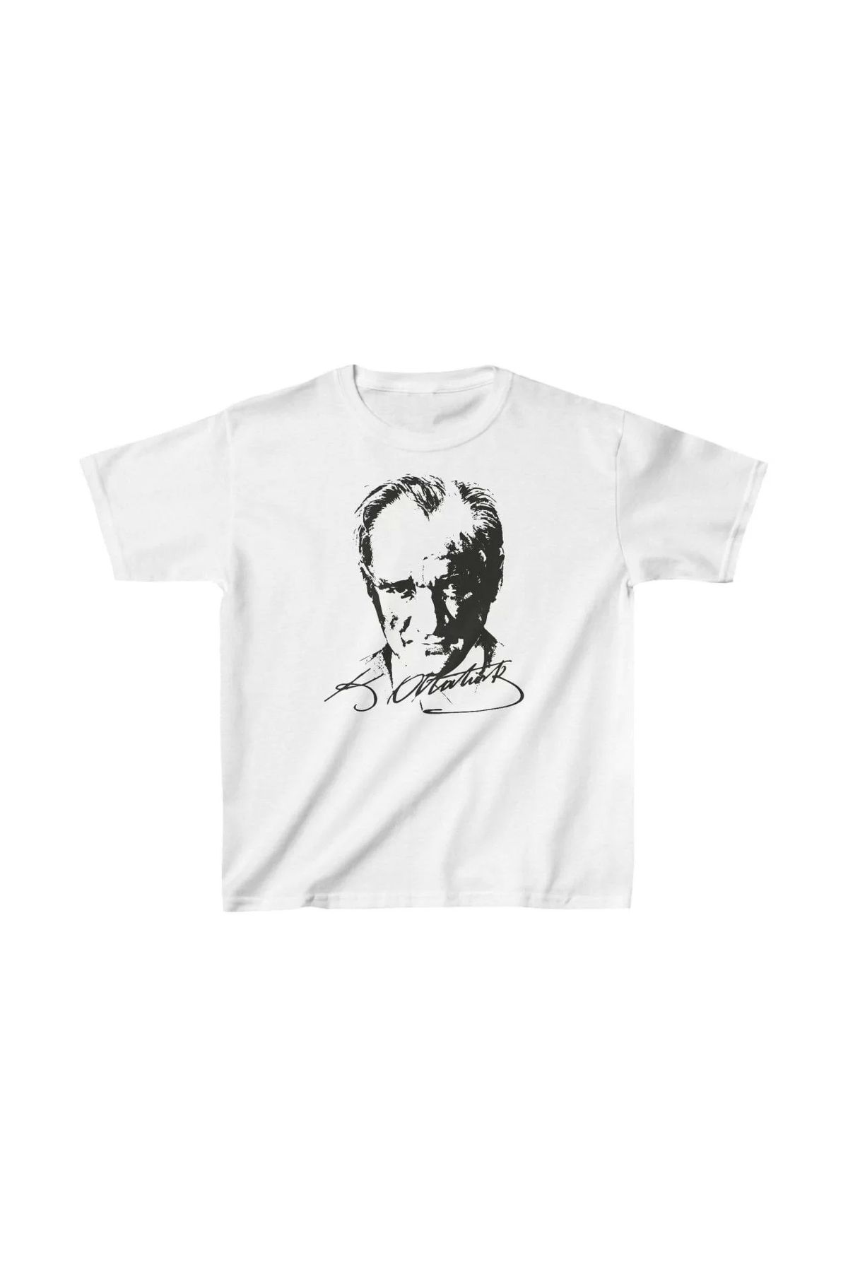 luz&pos Çocuk Unisex Baskılı T-Shirt - Beyaz
