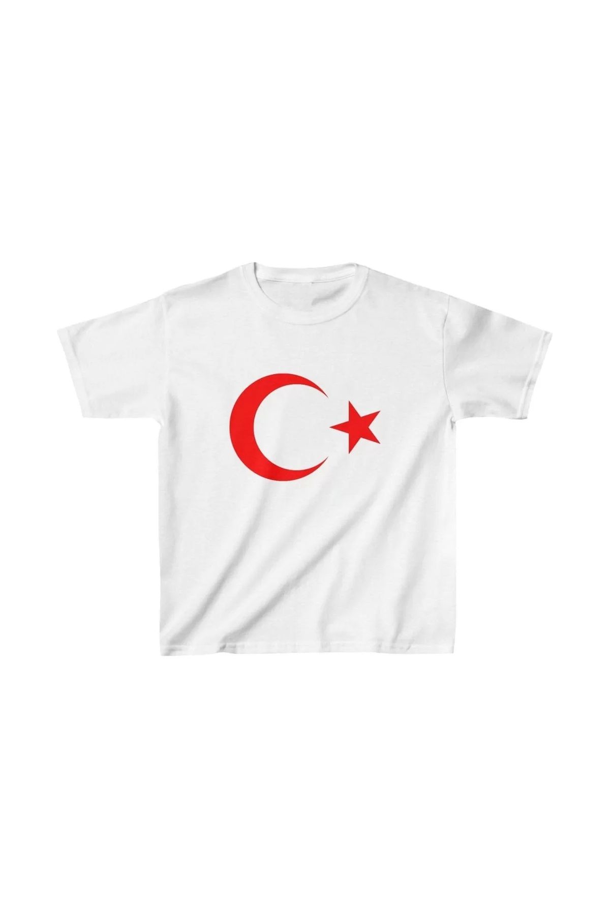 luz&pos Çocuk Unisex Baskılı T-Shirt - Beyaz