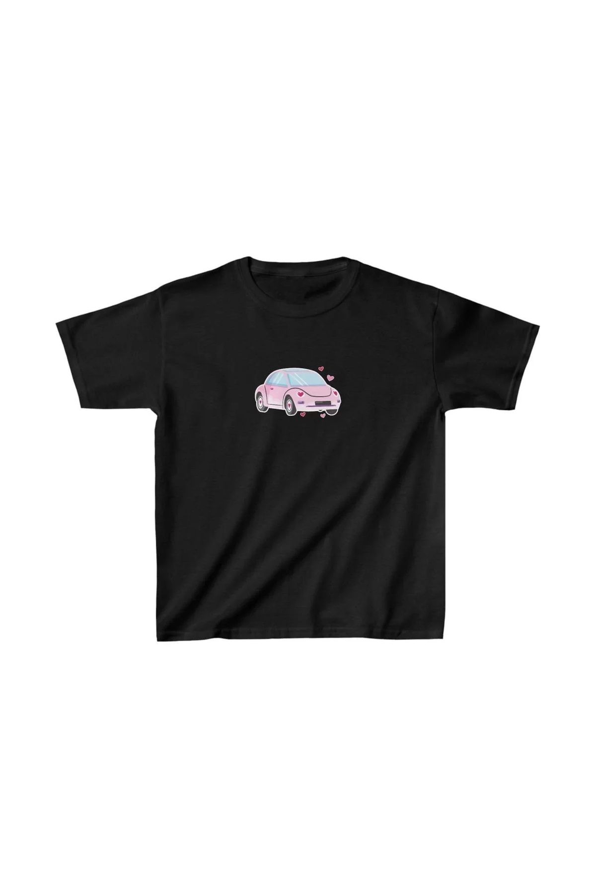 luz&pos Unisex Çocuk Baskılı T-Shirt - Siyah