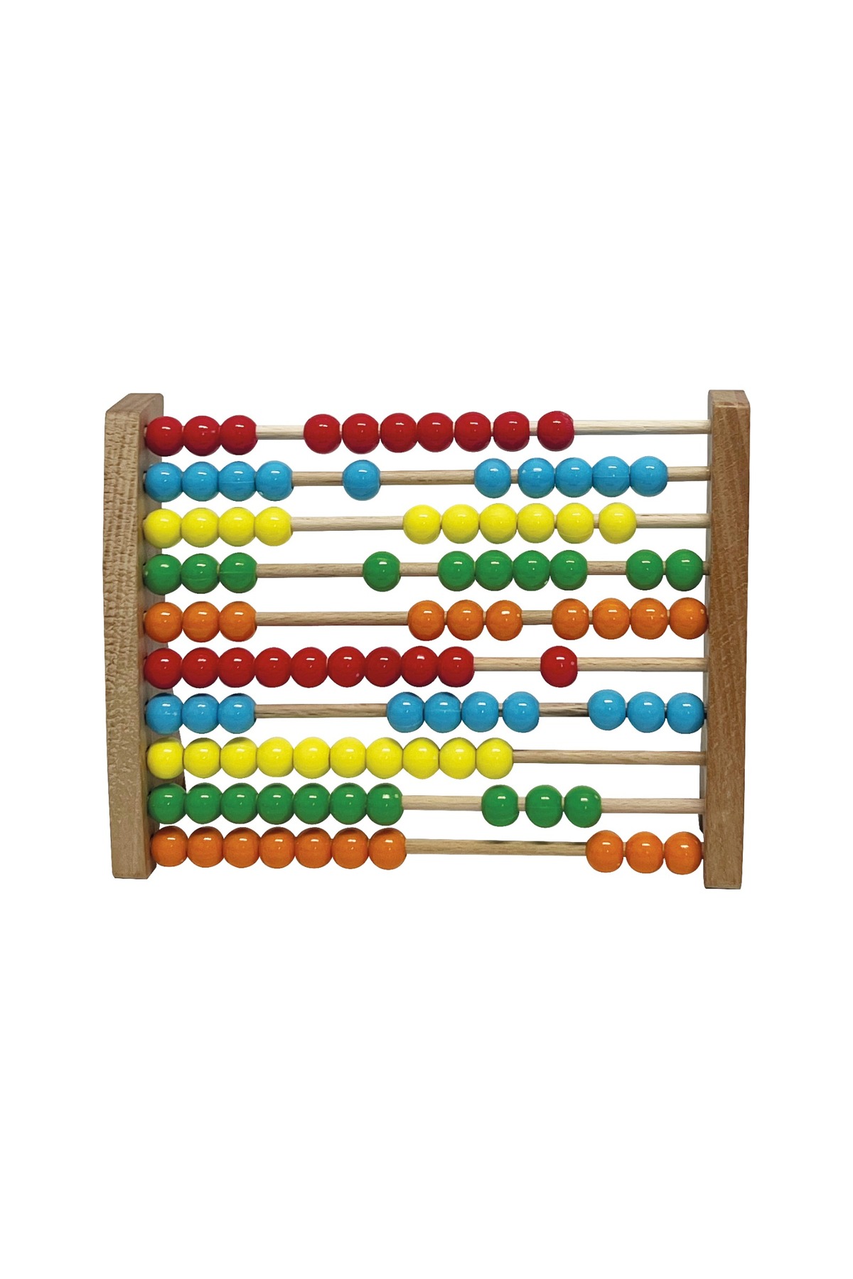 Bee Smart Ahşap Abaküs Doğal Ahşap Montessori Renkli Sayı Boncuk Eğitici Geliştiri fotoğrafı 3 (önizleme)